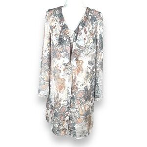 Antonio Melani Paisley Dress Womens Size 6 Ruffle Ethereal Coquette Romantic